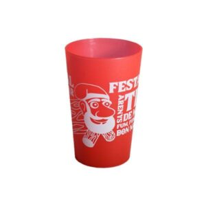 Got vermell personalitzable de 30 cl de Sarau i més