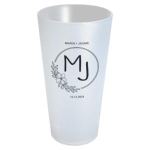 Gots personalitzats per casaments blancs de 40 cl de Sarau i més