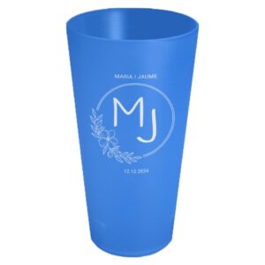 Gots personalitzats per casaments blaus de 40 cl de Sarau i més