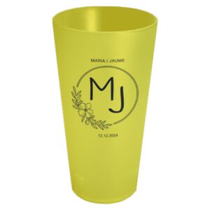 Gots personalitzats per casaments grocs de 40 cl de Sarau i més