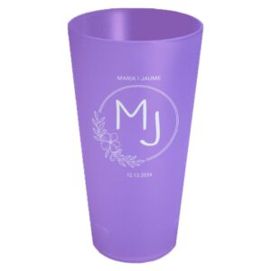 Gots personalitzats per casaments violetes de 40 cl de Sarau i més