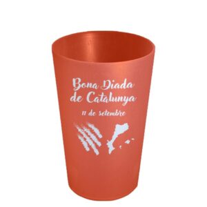 Gots personalitzats per la diada de l'11 de setembre de 30 cl vermell de Sarau i més